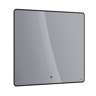 Зеркало Lemark MIOBLACK 100х80 см с интерьерной подсветкой, с подогревом LM100ZM-black