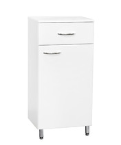 Полупенал SANTREK HOME "СИТИ NEW-30" (правый) белый 300х866х320 *
