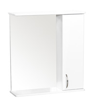 Зеркало-шкаф SANTREK HOME "СИТИ NEW-60" без подсветки (правый) белый 620х700х175
