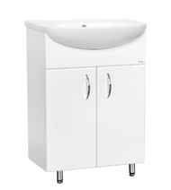Подстолье SANTREK HOME "СИТИ NEW-55" 2 дв. (белый) под умыв."Эрика-55" 487х800х303