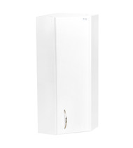 Шкаф навесной SANTREK HOME "СИТИ NEW-30"   угловой (правый) белый 300х750х300