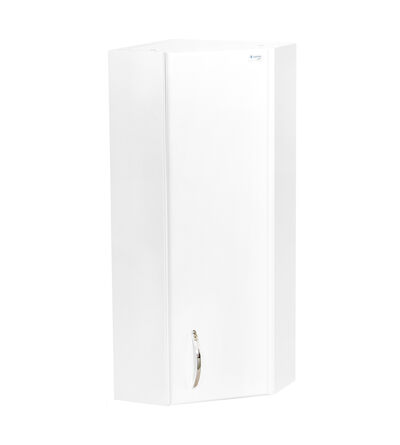 Шкаф навесной SANTREK HOME "СИТИ NEW-30"   угловой (правый) белый 300х750х300