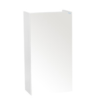 Шкаф навесной SANTREK HOME "СИТИ NEW-40"  (зеркальный) белый 400х750х220