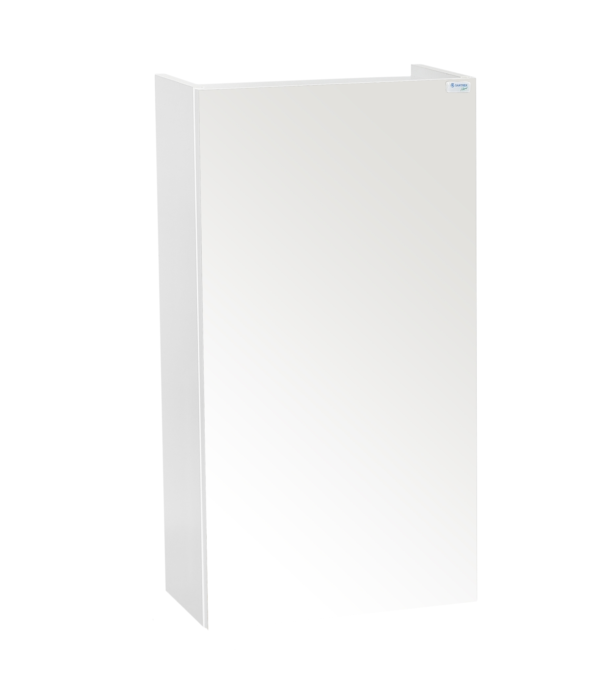 Шкаф навесной SANTREK HOME "СИТИ NEW-40"  (зеркальный) белый 400х750х220
