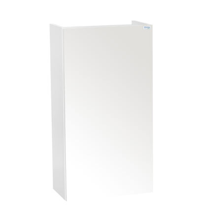 Шкаф навесной SANTREK HOME "СИТИ NEW-40"  (зеркальный) белый 400х750х220