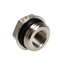 Фитинг резьбовой, футорка коллекторная 1/2" х 1/4" VALTEC VTr.585.N.0402