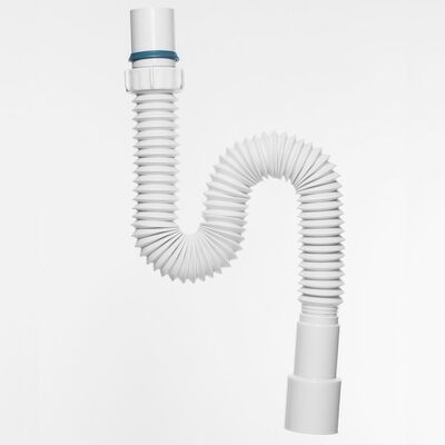 GT1180 Гибкая труба с гайкой 1 1/2*40-40/50 (800мм.) ИНКОПЛАСТ