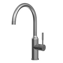LM5079GMN Expert Смеситель для кухни с поворотным изливом, графит нано LEMARK