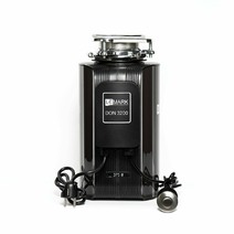 9940094 Измельчитель пищевых отходов DON 3200, черный 375 Вт, кнопка пневмозапуска, пневмотрубка, брызгозагородитель, толкатель, сливное колено LEMARK