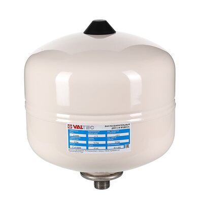 Бак расширительный VALTEC, для систем водоснабжения 25л./4,0 - 10bar (3/4") VT.A.R.050025