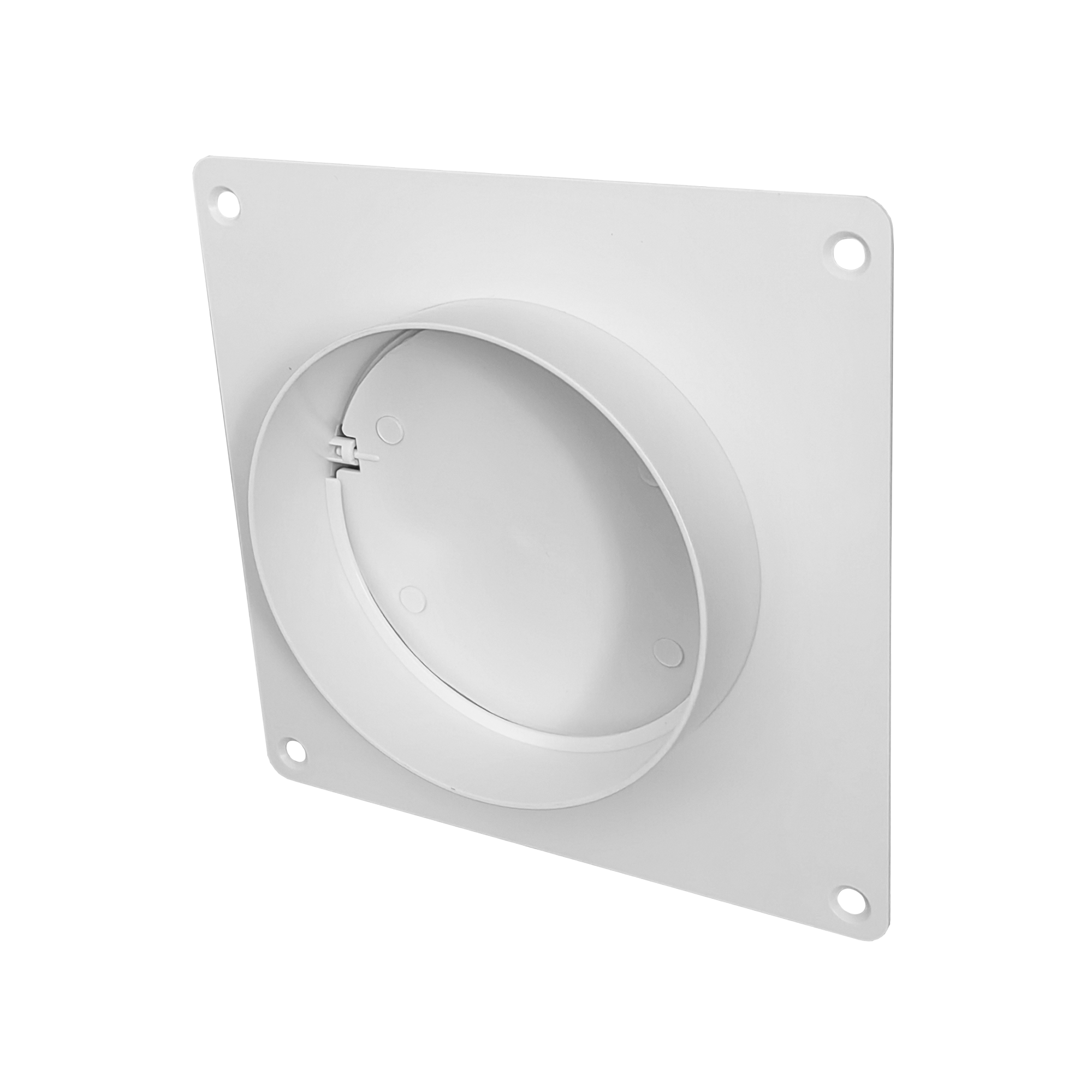 Соединитель круглых каналов с накладной пластиной и с клапаном SANTREK AIR 100 СКППО 