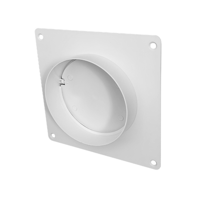 Соединитель круглых каналов с накладной пластиной и с клапаном SANTREK AIR 100 СКППО 