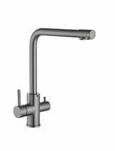 FS0862Q Смеситель Кухня FMARK под фильтр питьевой воды шар.d=35 Графит, матовый