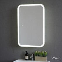 Шкаф зеркальный COSMETIC Light -60 белый Alavann 