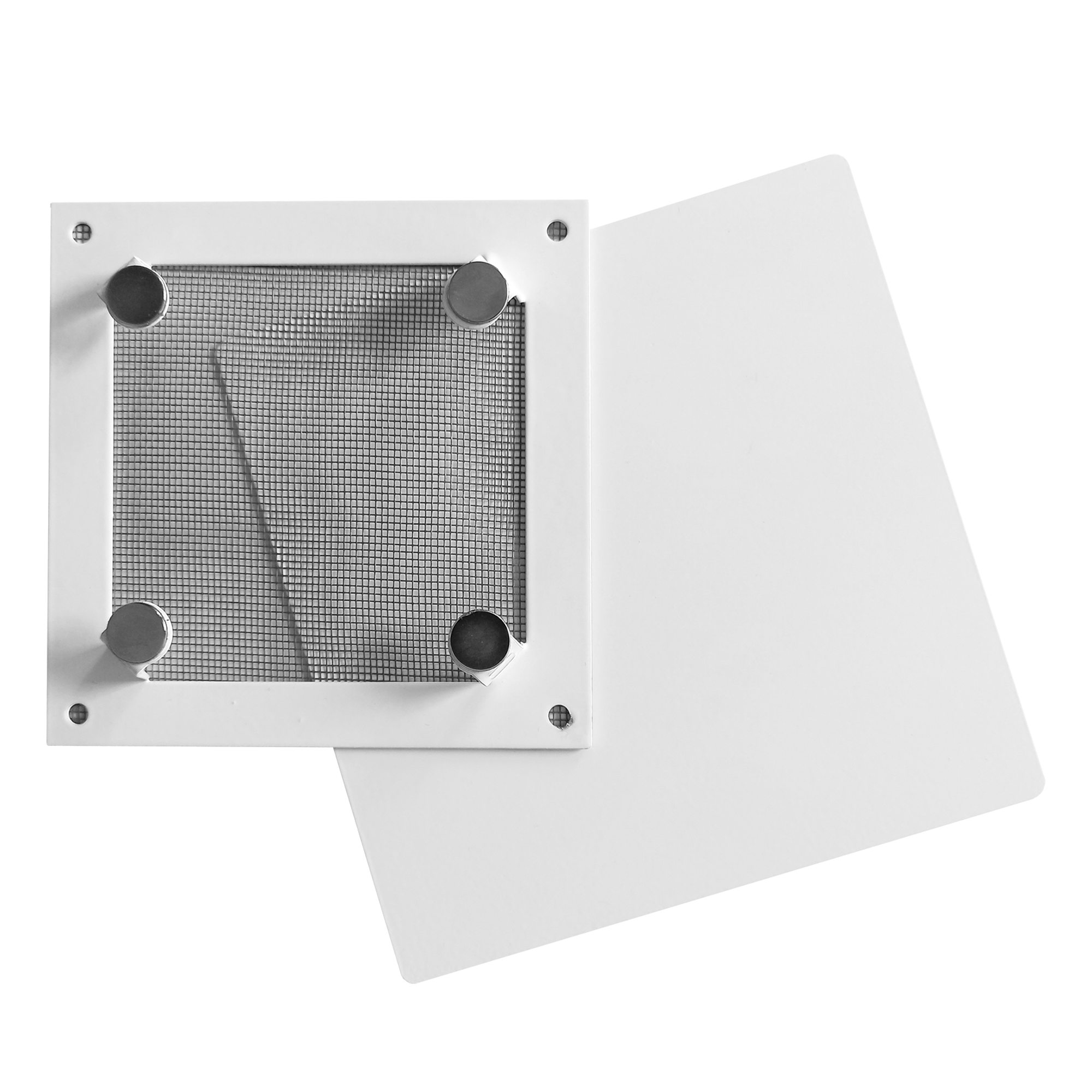 Панель магнитная глухая 250x300, Белая краска SANTREK AIR