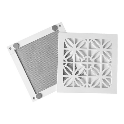 Решётка магнитная 150x200, Белая краска SANTREK AIR