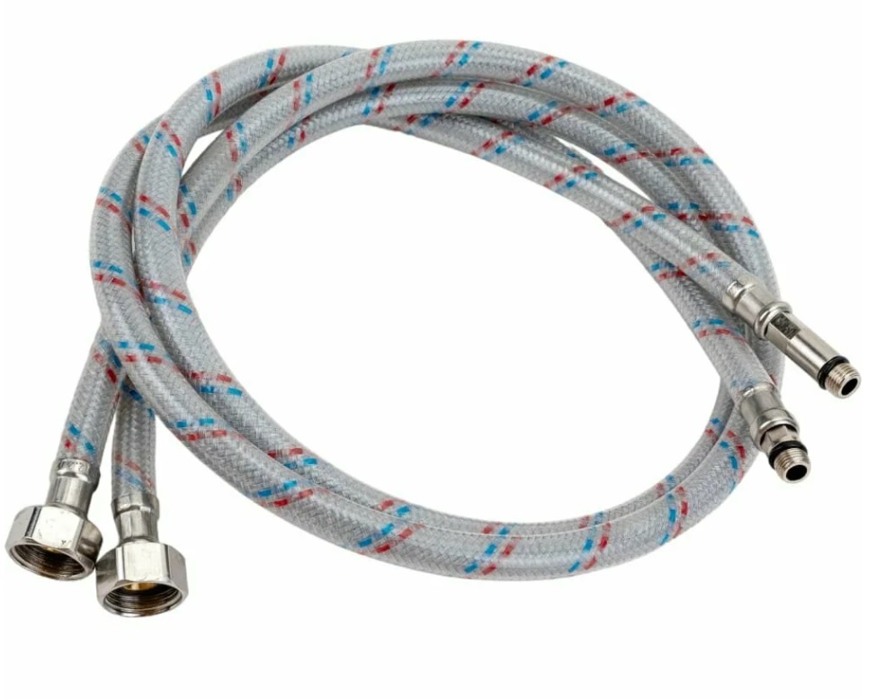 Подводка  к смесителю SANTREK AQUA NYLON (нейлон)  50см M10х35 (длинная)