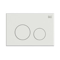 Клавиша мех. Для инстал. Кругл. Белая, глянец ИУ00002