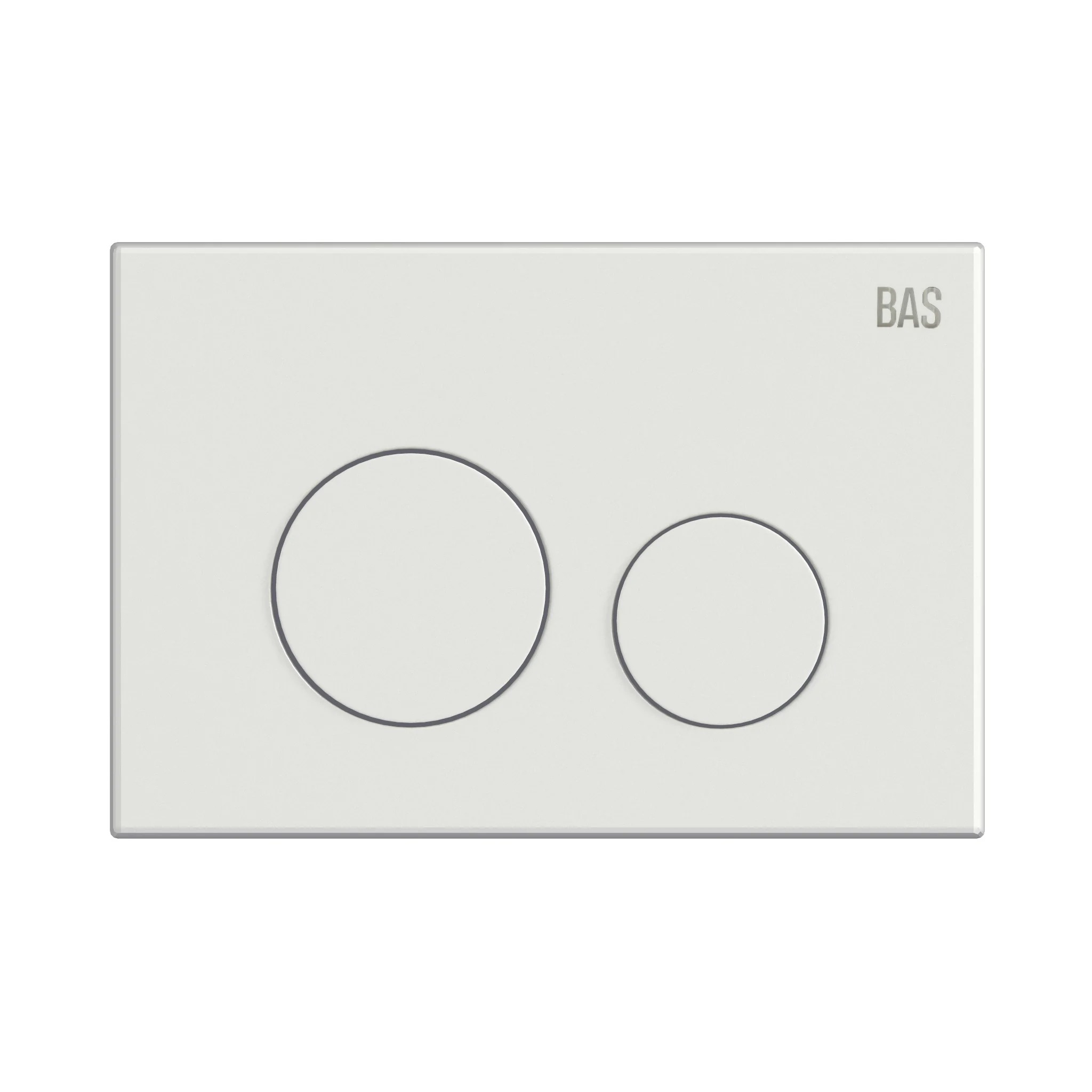 Клавиша мех. Для инстал. Кругл. Белая, глянец ИУ00002