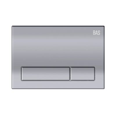 Клавиша мех. Для инстал. Прямоуг. Хром,глянец BAS ИУ00006