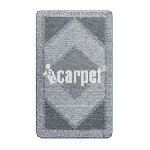 Коврик БУКЛЕ icarpet «Гармония» 60х100 пепельно-серый 74