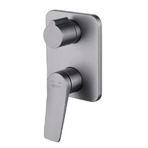 LM3727GM Bronx Смеситель для ванны и душа встраи. с 2-функц. диверт, без аксес, графит LEMARK