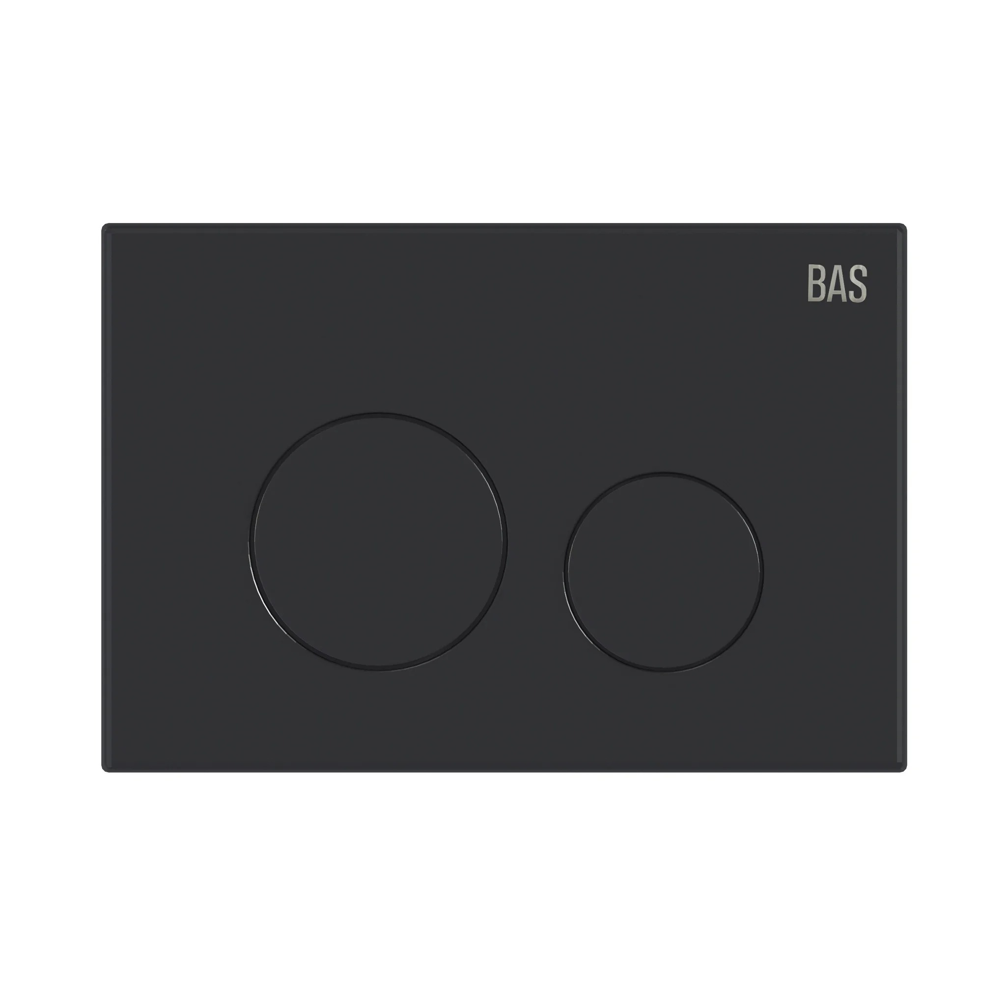 Клавиша мех. Для инстал. Кругл. Чёрн.Мат. BAS ИУ00004