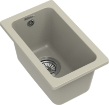 RIVELATO Мойка BERKANA 25 подст.монтаж 1-чаш 305*455 topazio арт.BK-25 topazio