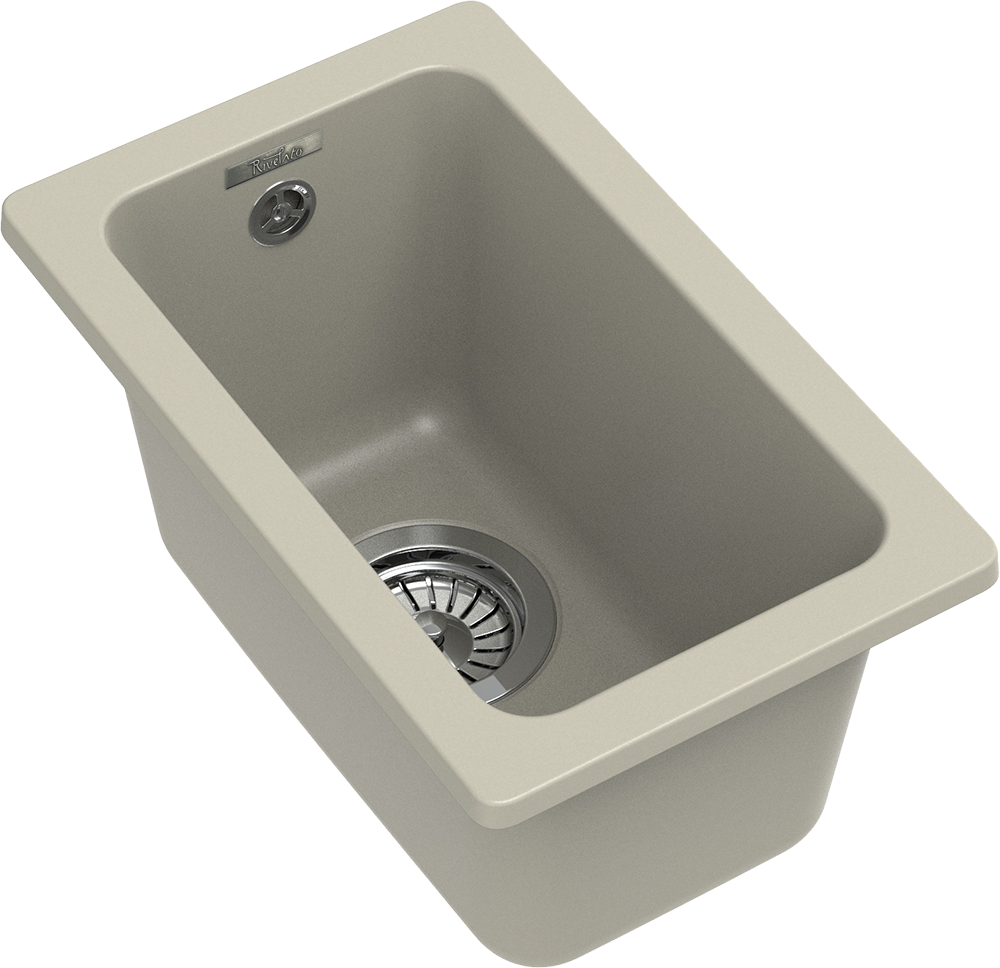 RIVELATO Мойка BERKANA 25 подст.монтаж 1-чаш 305*455 topazio арт.BK-25 topazio