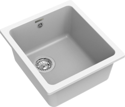 RIVELATO Мойка BERKANA 35 подст.монтаж 1-чаш 415*455 brina арт.BK-35 brina