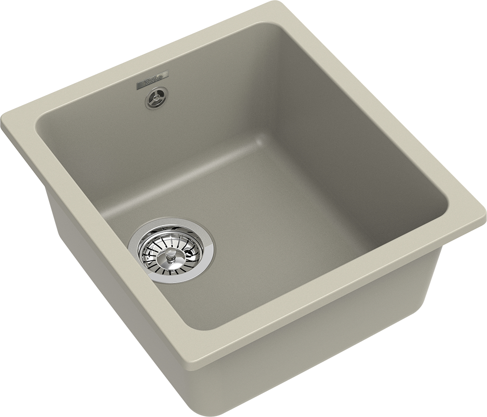 RIVELATO Мойка BERKANA 35 подст.монтаж 1-чаш 415*455 topazio арт.BK-35 topazio