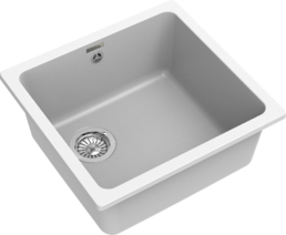 RIVELATO Мойка BERKANA 45 подст.монтаж 1-чаш 485*455 brina арт.BK-45 brina