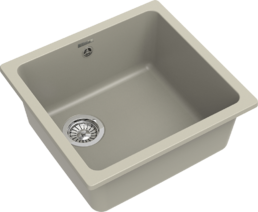 RIVELATO Мойка BERKANA 45 подст.монтаж 1-чаш 485*455 topazio арт.BK-45 topazio