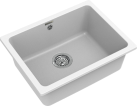 RIVELATO Мойка BERKANA 50 подст.монтаж 1-чаш 560*430 brina арт.BK-50 brina