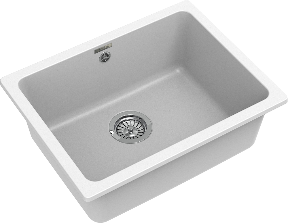 RIVELATO Мойка BERKANA 50 подст.монтаж 1-чаш 560*430 brina арт.BK-50 brina