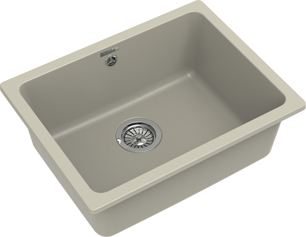 RIVELATO Мойка BERKANA 50 подст.монтаж 1-чаш 560*430 topazio арт.BK-50 topazio