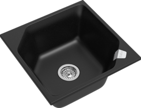 RIVELATO Мойка LOCUS 50  1-чаш 500*500 nero арт.LS-50 nero