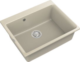 RIVELATO Мойка AXEL 60  1-чаша 630*520мм beige scuro арт.Х-60 beige scuro