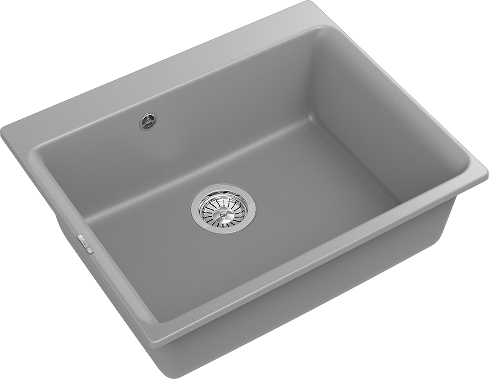 RIVELATO Мойка AXEL 60  1-чаша 630*520мм grigio metallizzato арт.Х-60 grigio metallizzato