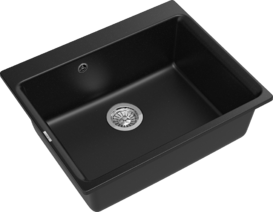 RIVELATO Мойка AXEL 60  1-чаша 630*520мм nero арт.Х-60 nero