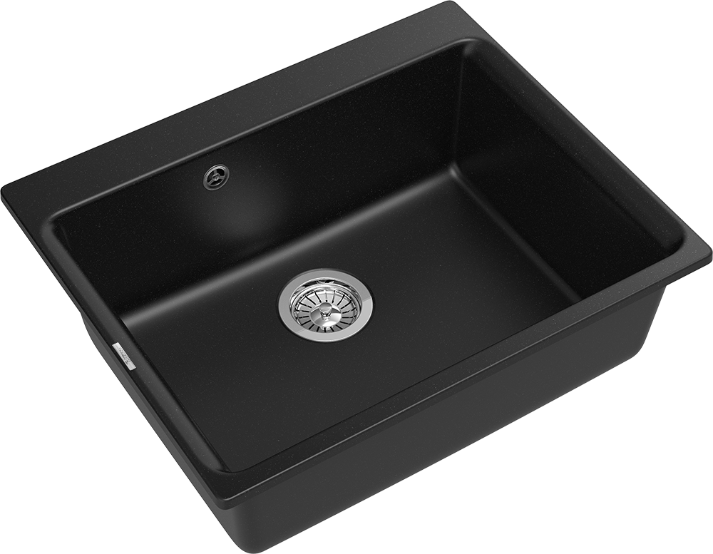 RIVELATO Мойка AXEL 60  1-чаша 630*520мм nero арт.Х-60 nero