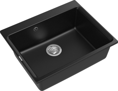 RIVELATO Мойка AXEL 60  1-чаша 630*520мм nero арт.Х-60 nero