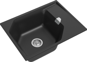 RIVELATO Мойка LOCUS 65  1-чаш 650*500 antracite арт.LS-65 antracite