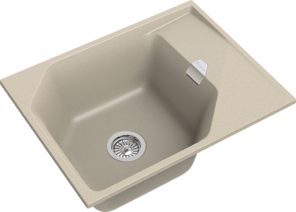 RIVELATO Мойка LOCUS 65  1-чаш 650*500 beige scuro арт.LS-65 beige scuro