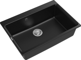 RIVELATO Мойка AXEL 70  1-чаша 730*520мм nero арт.Х-70 nero