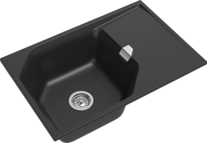 RIVELATO Мойка LOCUS 75  1-чаш 750*500 antracite арт.LS-75 antracite