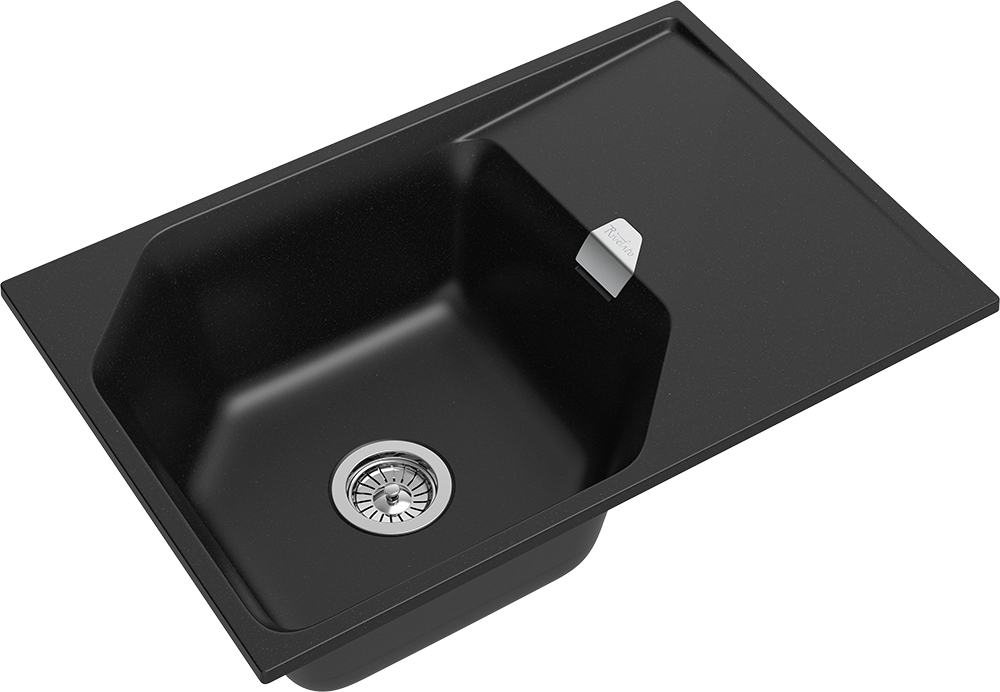 RIVELATO Мойка LOCUS 75  1-чаш 750*500 nero арт.LS-75 nero