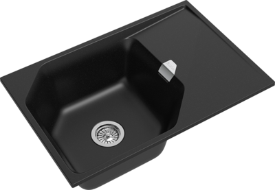 RIVELATO Мойка LOCUS 75  1-чаш 750*500 nero арт.LS-75 nero