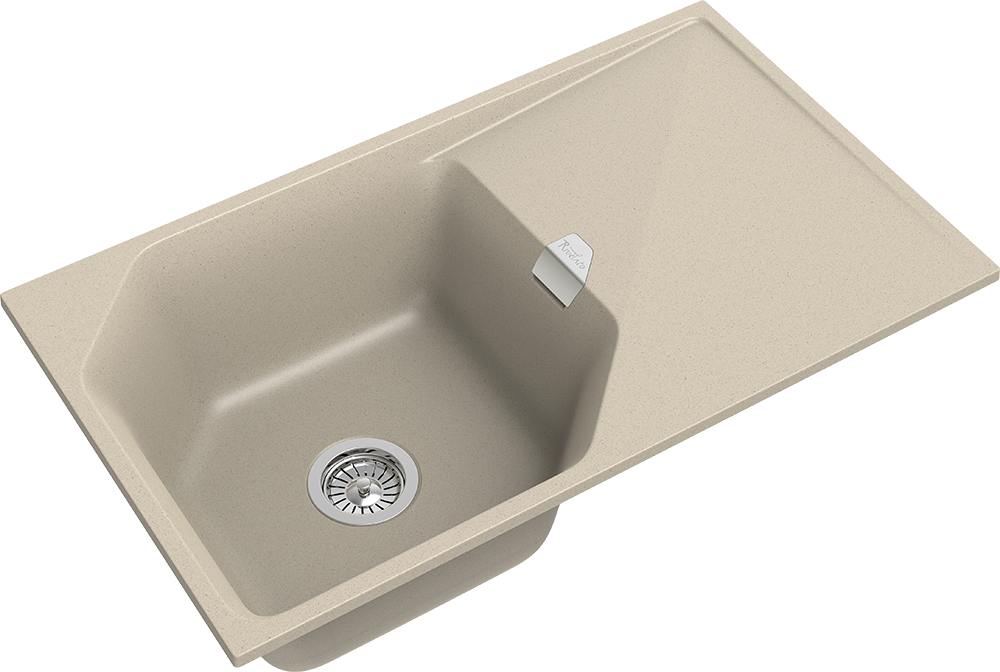 RIVELATO Мойка LOCUS 85  1-чаш 850*500 beige scuro арт.LS-85 beige scuro