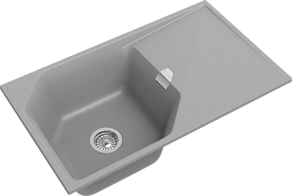 RIVELATO Мойка LOCUS 85  1-чаш 850*500 grigio metallizzato арт.LS-85 grigio metallizzato